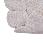 Стираемый коврик Nattiot Gabrielle (Ø110 см), хлопок, бежевый