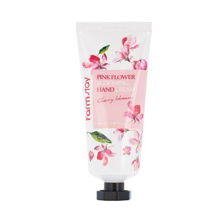 Крем для рук "Цветение Вишни" Farm Stay Pink Flower Blooming Hand Cream Cherry Blossom 100 мл