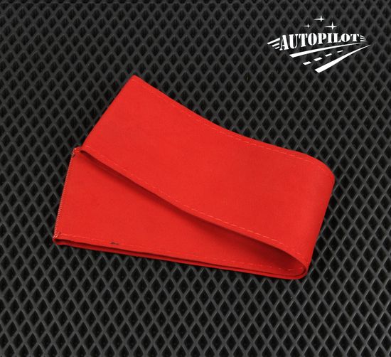 Оплетка на руль из алькантары со шнуровкой, (диаметр руля 37-39 см)