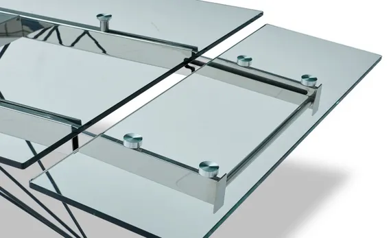 Стол раздвижной Everest 160-220х90 см, закаленное стекло