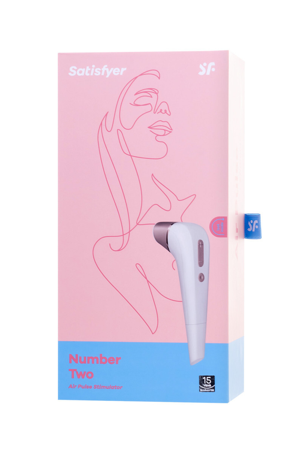 Вакуум-волновой бесконтактный стимулятор клитора Satisfyer 2 NG, ABS пластик, белый, 17 см.