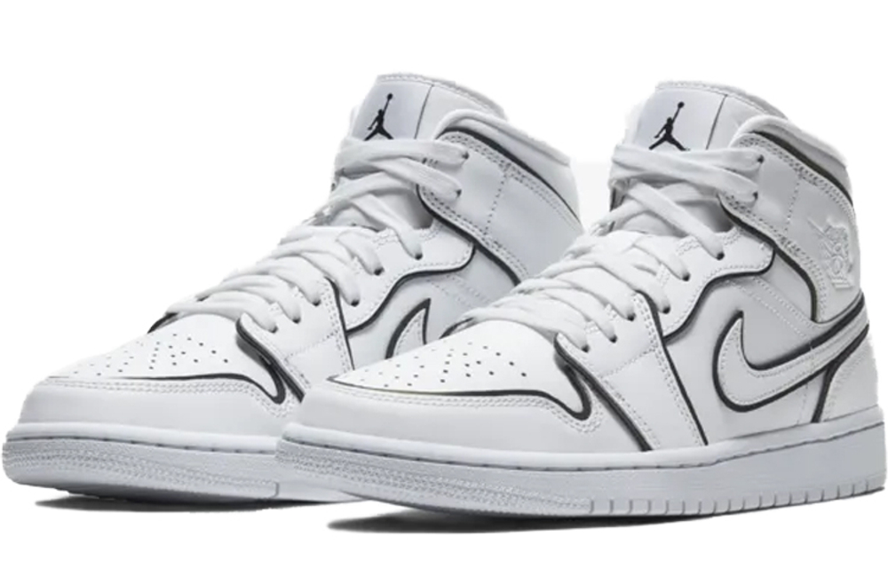 Jordan 1 Mid Iridescent Reflective White Women's
