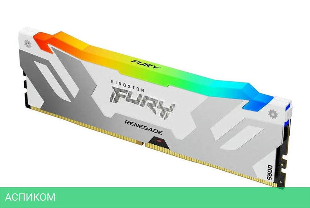 Оперативная память Kingston Fury Renegade RGB White XMP 16Gb DDR5 (KF576C38RWA-16)