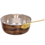 Ковш из нержавеющей стали для соуса 0,5л 14см цвет Антик