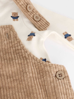 Комбинезон и боди в комплекте для малышей Next N22-236, Бежевый, Кремовый