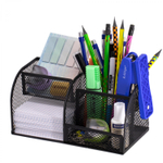 Подставка-органайзер д/канцтоваров, Alingar, металлическая, 20,7 см * 10,5 см*10,6 см, 4 отделения, черный