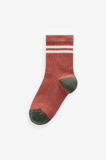 Носки хлопковые для мальчика Next E13-074, 5 шт., Хаки, Молочный, Синий