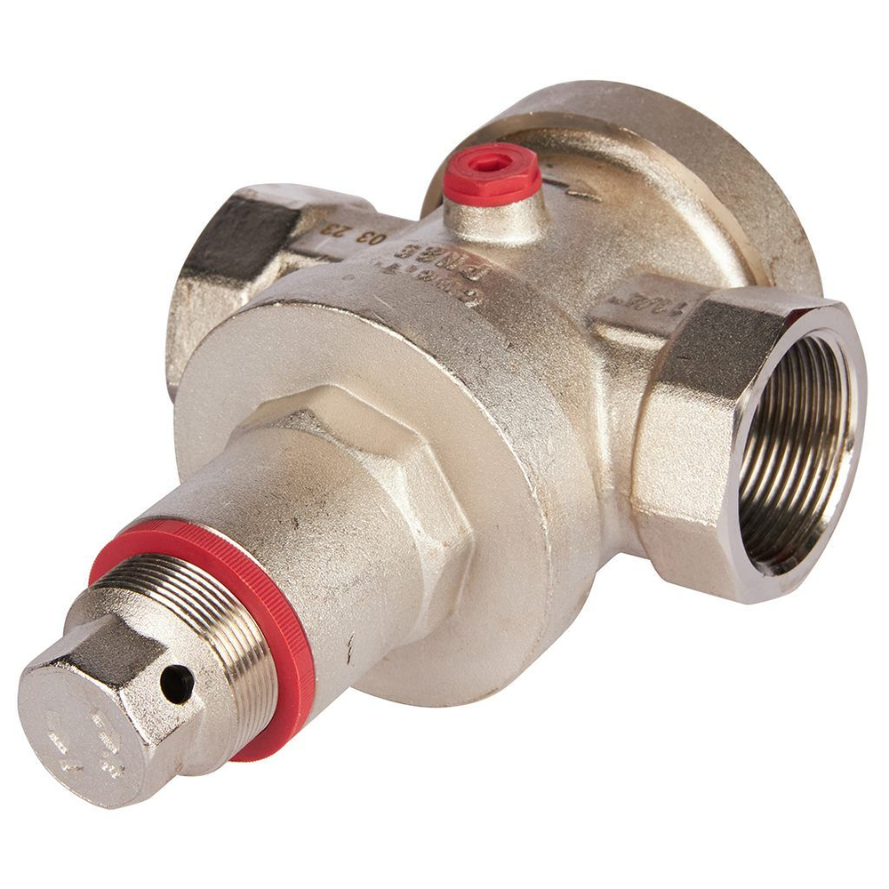 Редуктор давления PN25 1 1/4" вн/вн с выходом под манометр ROMMER (RVS-0008-000032)