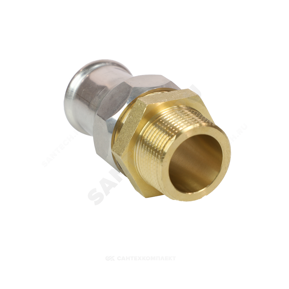 Муфта разъемная сталь нерж AISI 316L Дн 15х1/2" Ру16 пресс/НР Inoxpres RM 184015002