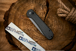 Нож Civivi BL Elementum C2103C сталь 14C28N Gray StoneWash рукоять Dark Green Micarta