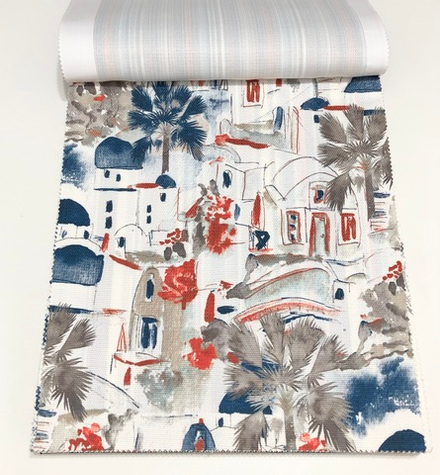 Ткань рогожка Anka Symfony of Colors Print Rex 106 арт. Universal 3 col. 1038 (высота 295 см)