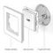 Розетка HDMI Werkel серебряный WL06-60-11 4690389110993