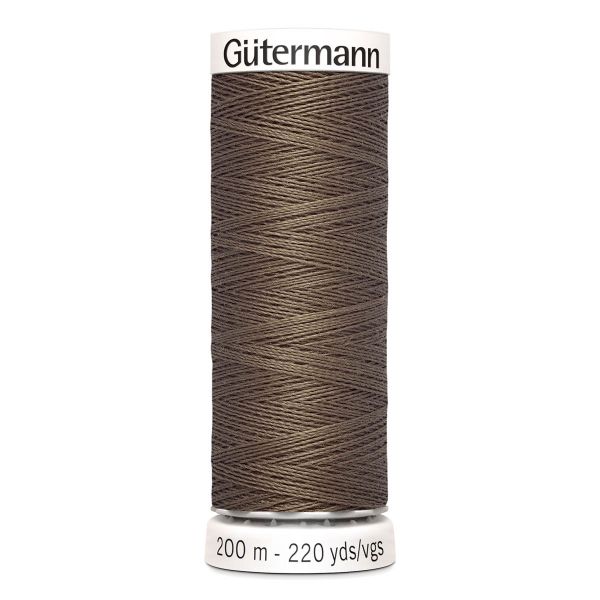 Нитки универсальные Gutermann Sew-all 100 (200 метров), 5 кат. | 209 серо-бежевый