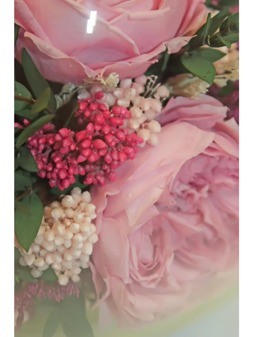 натуральные пионы в стекле, вакуум*