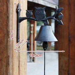 Iron Garden Колокольчик дверной "Сычи"