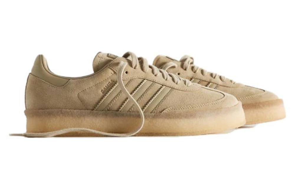 Kith x Clarks x adidas originals Samba 8th Street trendy casual non-slip wear-resistant low-top sneakers for men and women the same brown