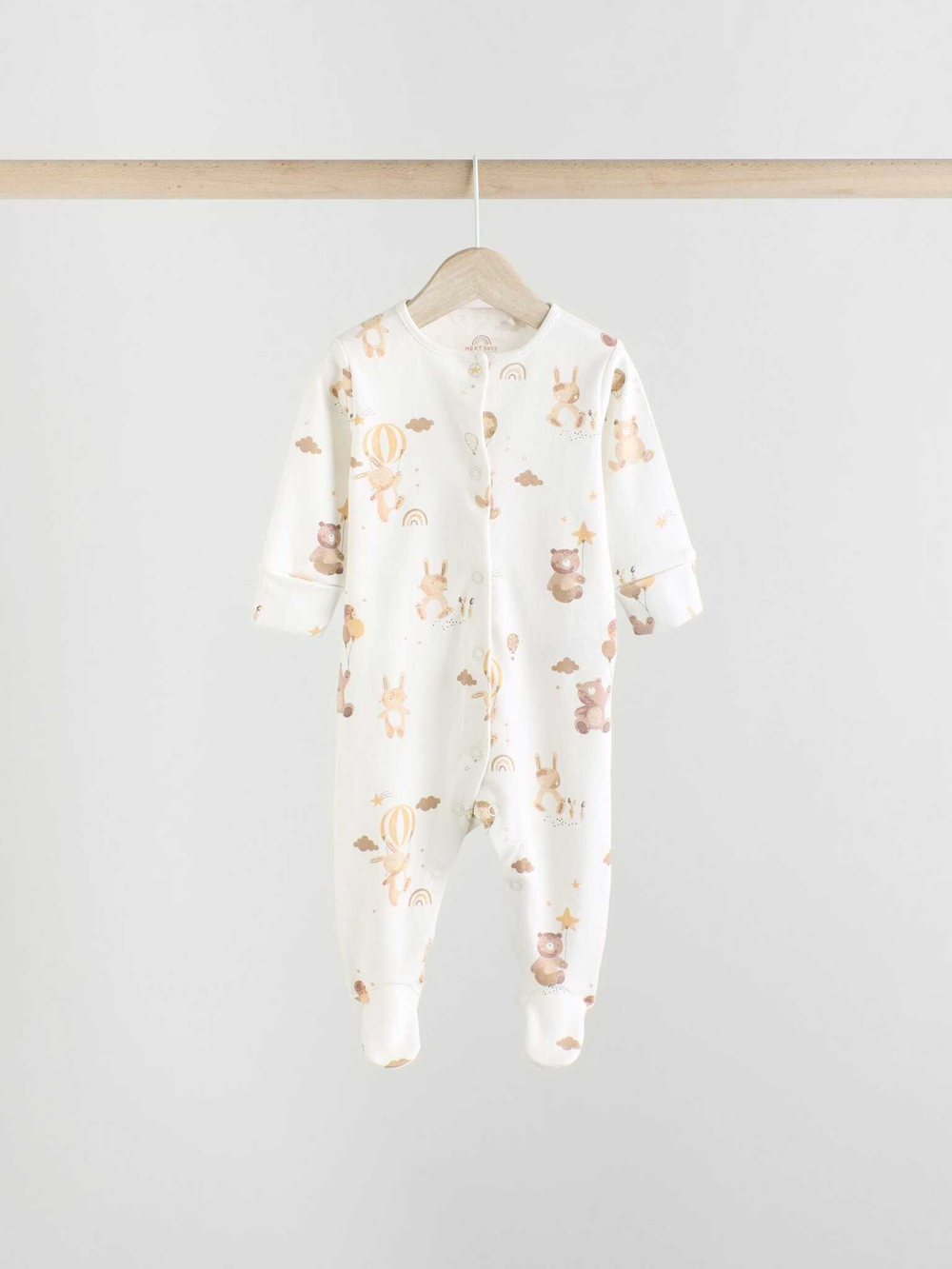 Комбинезон / Cлип для малышей Next E19-693, 5 шт., Бежевый, Молочный