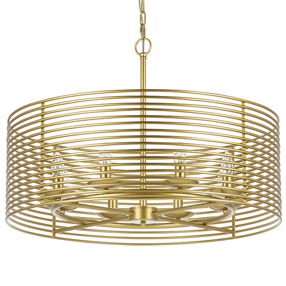 728083 Люстра ZETA 8х40W E14 ЗОЛОТО