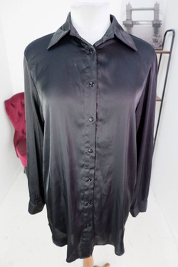 Блузка Neoniks шелковая, маркировка 40, визуально на 46 размер