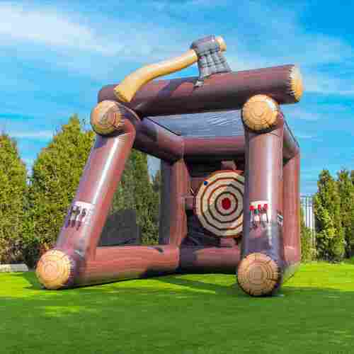 Надувной герметичный дартс «Меткий топор», диаметр 2,5 м, размер 4×3×4 м