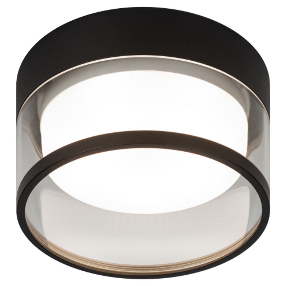 Встраиваемый светильник под лампу GX53 ЭРА KL82 BK черный