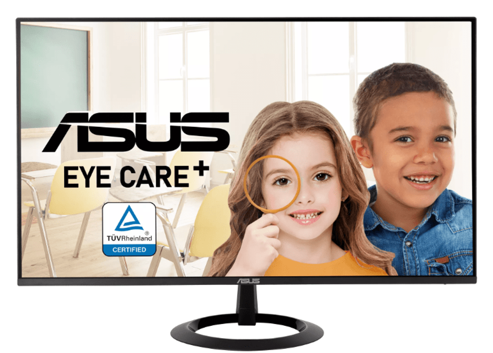 Безрамочный Ульратонкий 6,5мм Монитор 27" ASUS VZ27EHF
