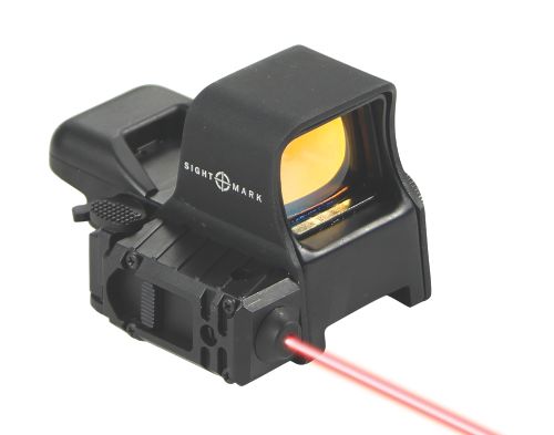 Коллиматорный прицел Sightmark Ultra Dual Shot Pro Spec NV QD c ЛЦУ крепление на Weaver (SM14003)