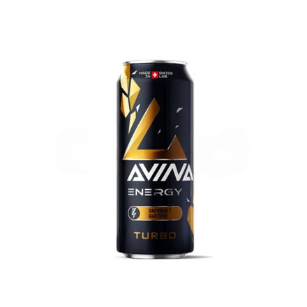 Энергетический напток LAVINA Turbo 0,45 л ж\б