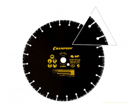 Диск алмазный CHAMPION спасательный  PRO 350/25,4/4 V-tech Multi Purpose (многофункциональный)