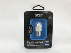 Светодиодная лампа для ДХО P21W MTF Light Night Assistant NP21WW