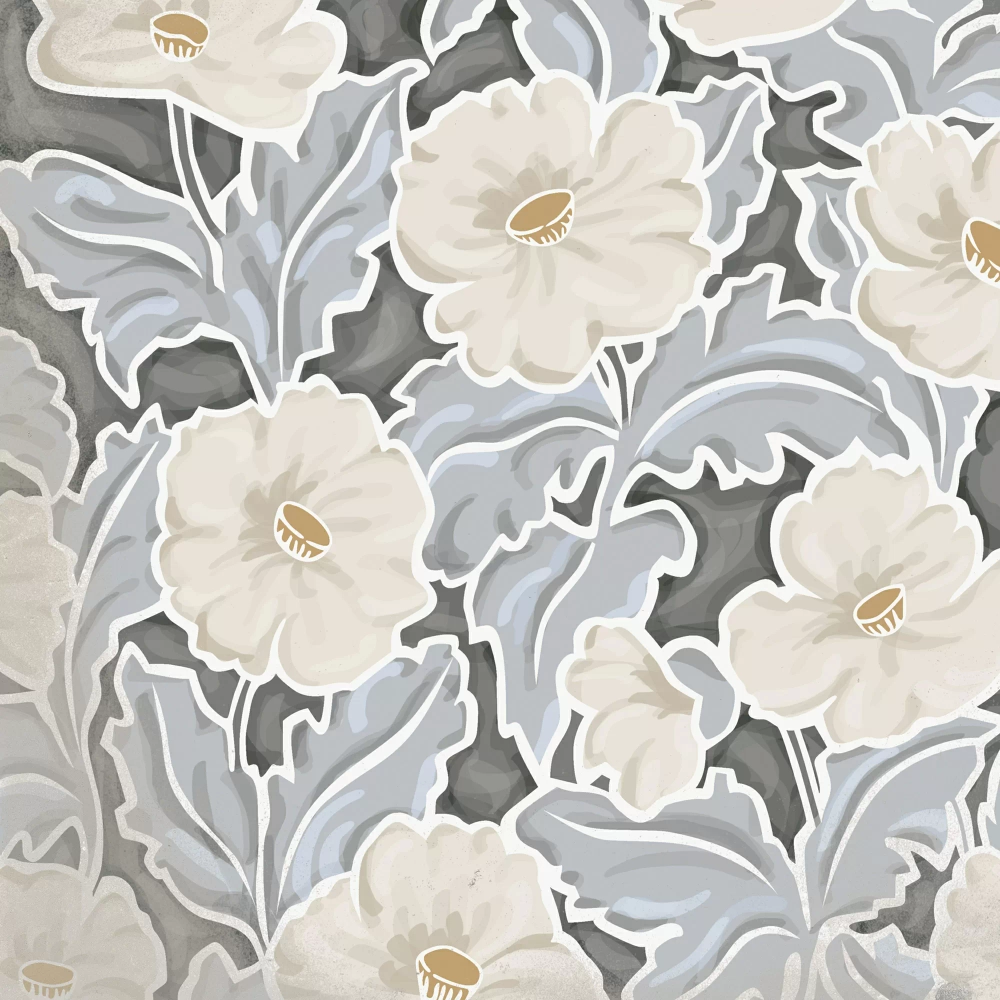 ДЕКОР FLORE GRIS 20X20 ОТ VIVES