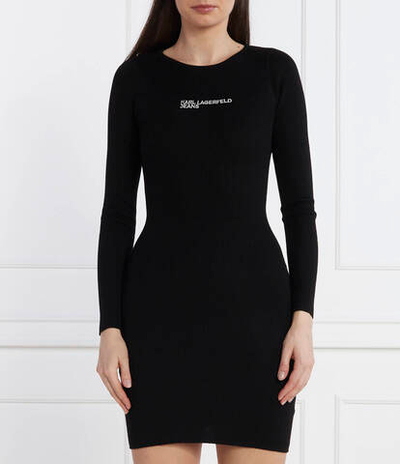 Платье Karl Lagerfeld Jeans - черный(240J1310)