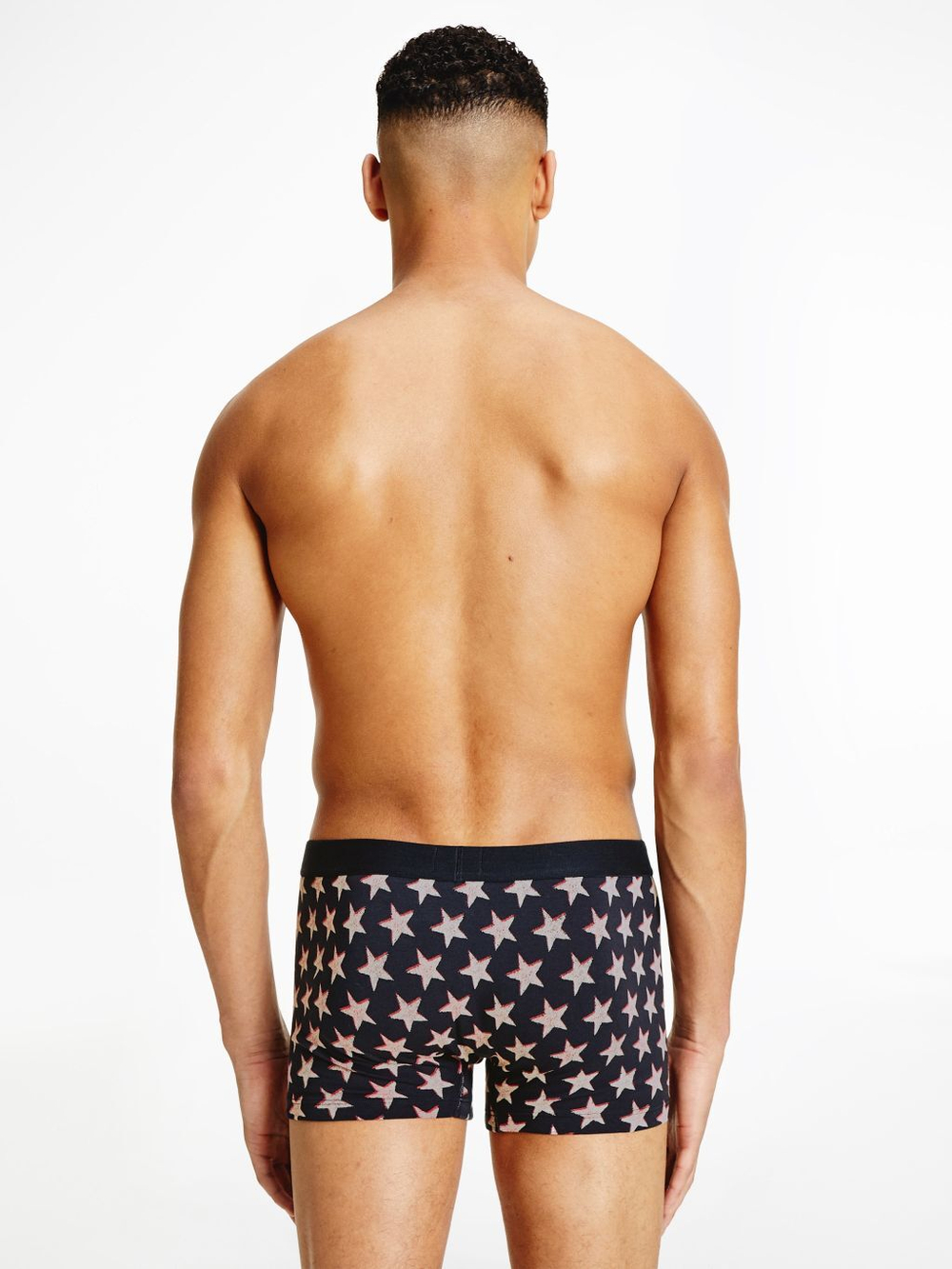 Мужские спортивные боксеры Tommy Hilfiger Trunk Print 1P - разноцветный