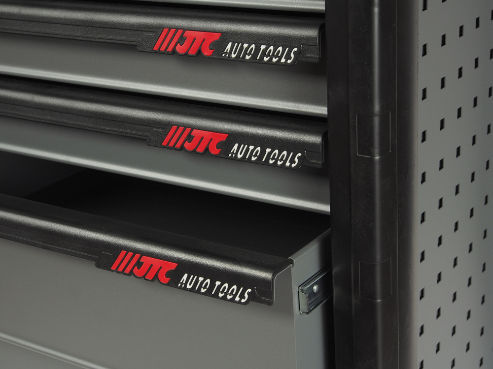 Тележка инструментальная 7 секций серая JTC