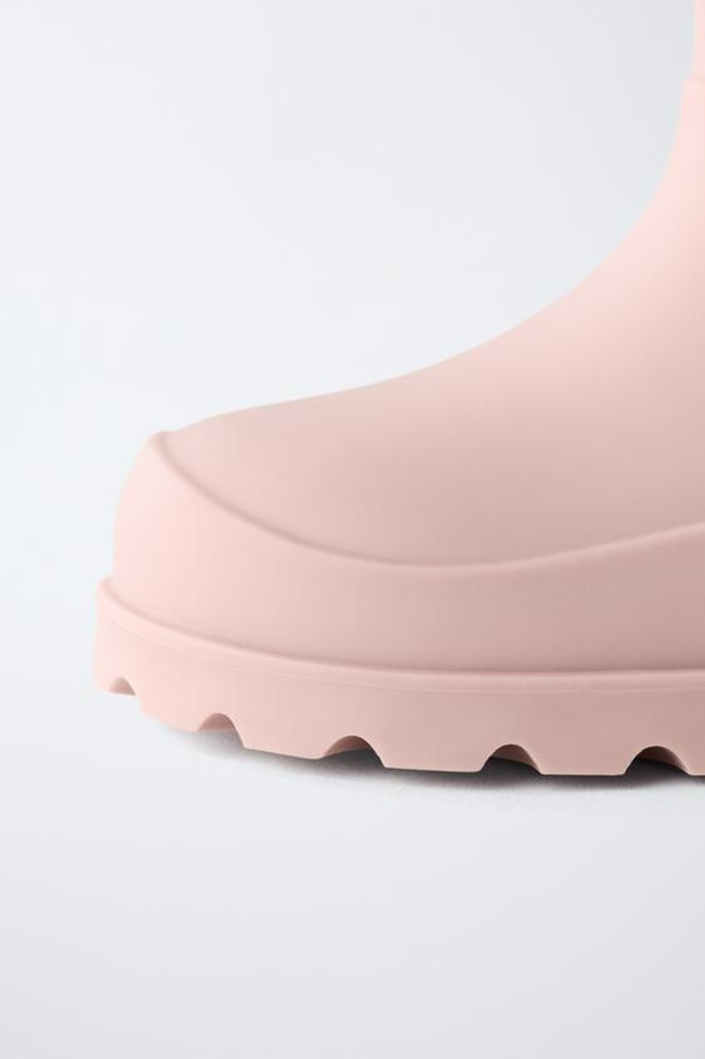 ZARA РЕЗИНОВЫЕ САПОГИ, РОЗОВЫЙ