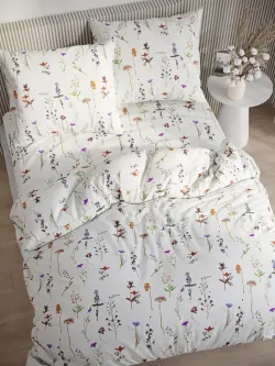 Наволочка комплект 2шт перкаль Сказка "Маргарита" 45х45 см на молнии