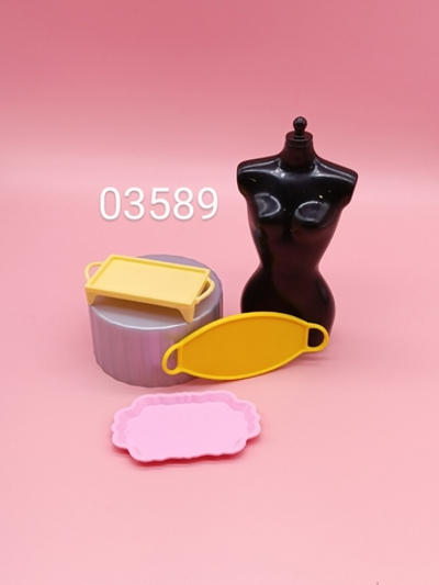 Аксессуар для куклы Барби винтаж -поднос 03589