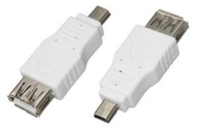 Переходник гнездо USB-A (Female)-штекер miniUSB (Male) REXANT