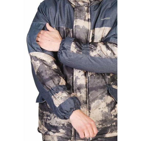 Костюм "Горка Зима" кур+бр (Алова/Таслан, серый/туман)