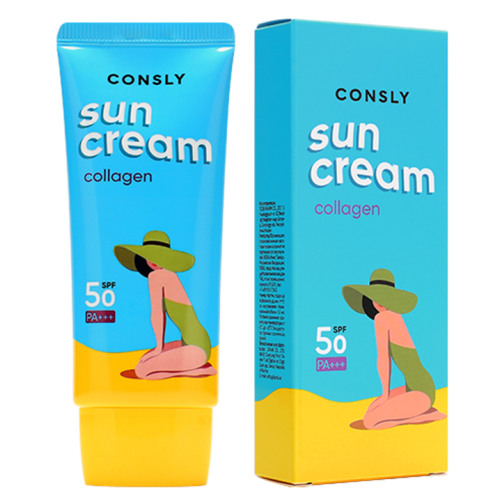 Солнцезащитный крем Consly Daily Protection Collagen SPF 50/PA 50 мл