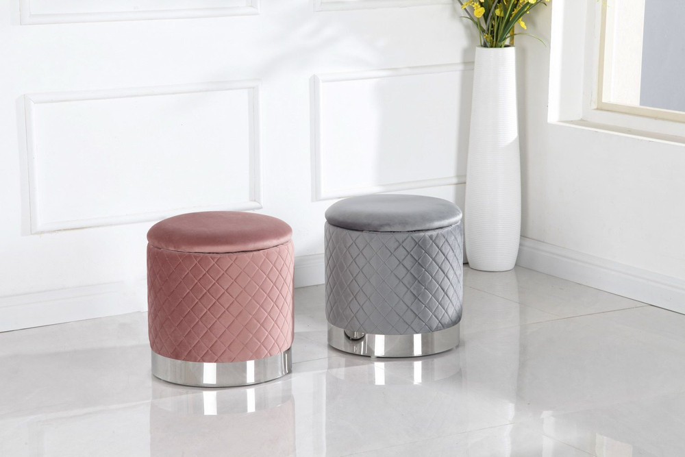 Пуф FS-006-40SV серый