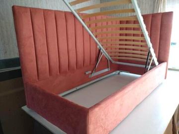 Кровать Negga Mellisa 120 Угловая ПРАВАЯ Velutto 55