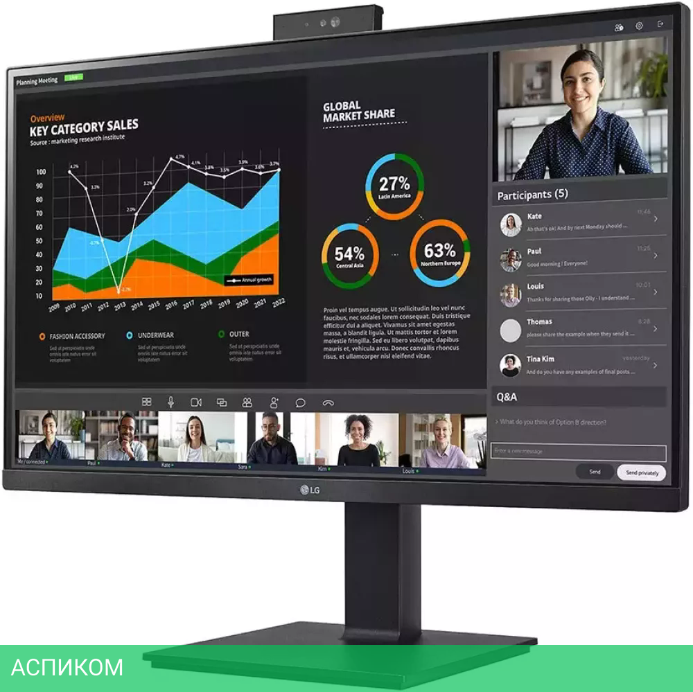 Монитор LG 27BQ75QC-B