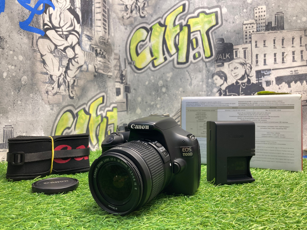 Canon 1100D kit 18-55mm 3.5-5.6 IS ll 2.600 кадров