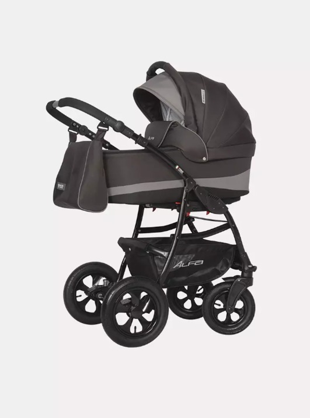 Коляска 3 в 1 Riko Basic Alfa