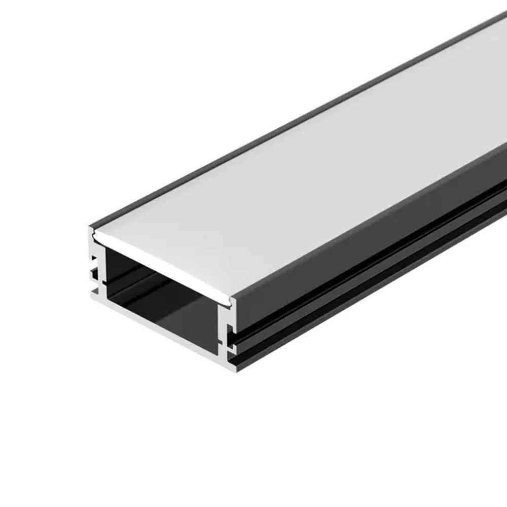 Профиль FLOOR60-H26-3000 ANOD BLACK (Arlight, Алюминий) 046414