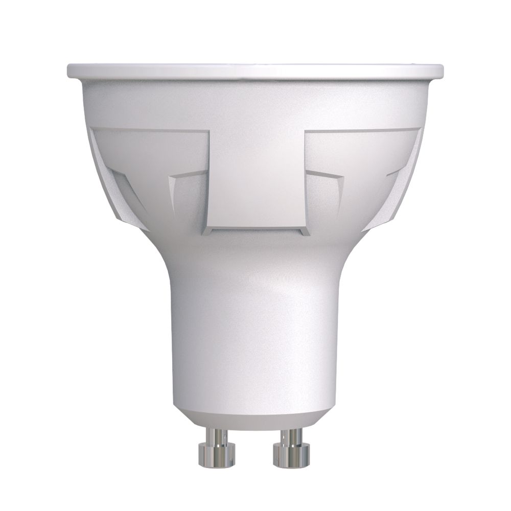 LED-JCDR 6W-WW-GU10-FR-DIM PLP01WH Лампа светодиодная. диммируемая. Форма JCDR. матовая. Серия ЯРКАЯ. Теплый белый свет 3000K. Картон. ТМ Uniel