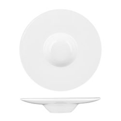 Тарелка глубокая 100 мл d 24/10 см h4 см для пасты белая фарфор P.L. Proff Cuisine [6]