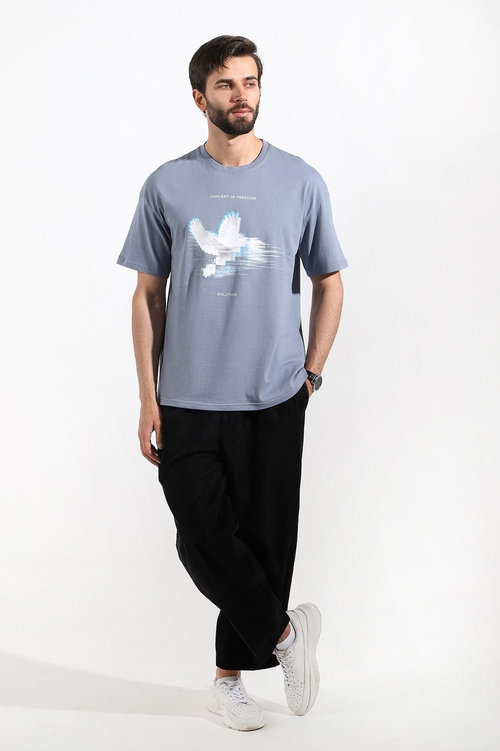 Фуфайка (футболка) мужская Герой-4 Виотекс СЕРЫЙ