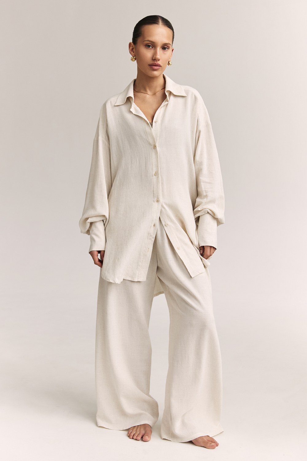 Рубашка длинная MYKONOS Айвори